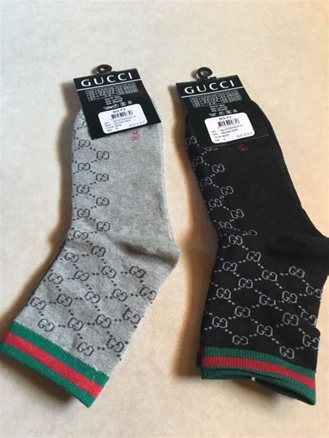 black and grey gucci socks|brown Gucci socks on feet.